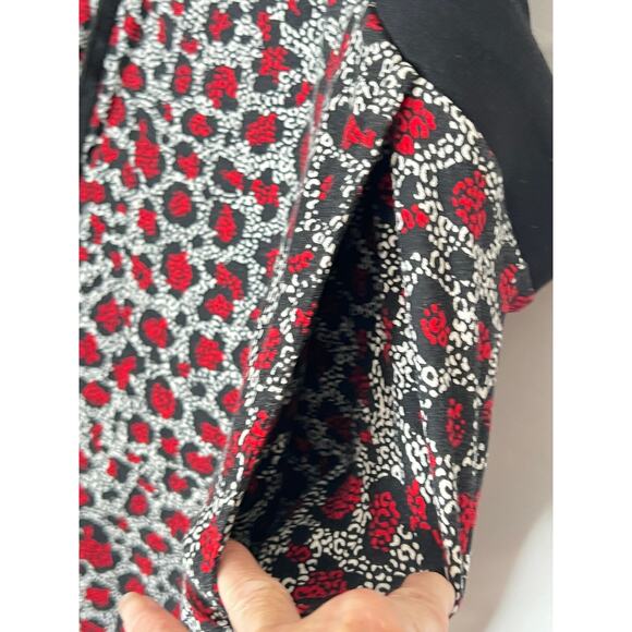Torrid Sleep pants black/red animal print jogger pockets pull-on draw string - Picture 9 of 9